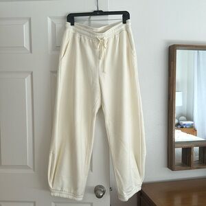 Free People Ivory Sweatpants - NWOT